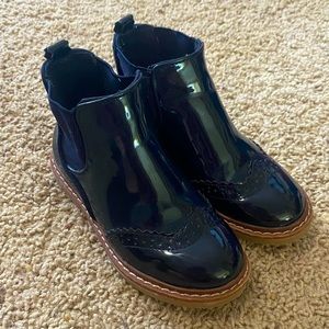 Zara Kids Navy Booties